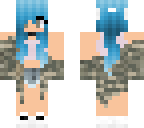 blue hair