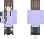 blue girl with eyes
