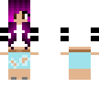 cute purple/pink haired girl