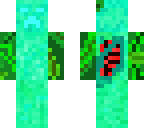 drowned creeper (kelp arms)
