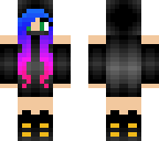 ninja girl /w color full hair
