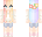 pastel rainbow girl