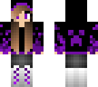 purple fire girl
