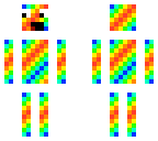 rainbow derp skin with white outline