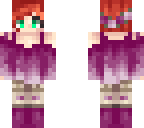 red head-dark magenta