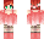 red head-dark salmon