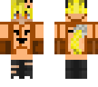 halloween yellow wolf boy