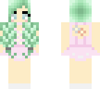 mint haired girl