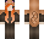 orange hair girl wearing red panda onsie