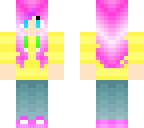 pink hair twin (girl)
