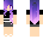 purple casual girl