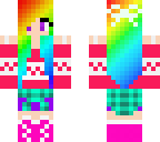 rainbow girl