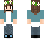short brown haired girl with flower crown (edit)
