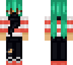 teal-haired girl