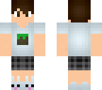boy with minecraft pjs