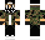 cool kid with bandana camo