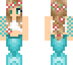 coral mermaid