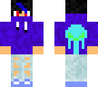 cute blue skull boy 8d