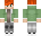 pastel green redhead