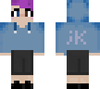 purple hair jk hoodie