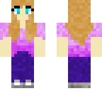 purple ombre girl
