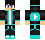 blue youtuber boy with mic