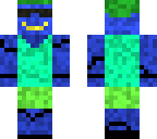 blue person