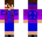 purple hoodie boy with headset (u can change letters on hoodie if you want.