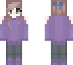 purple sweater