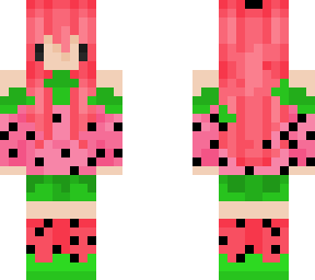 cute chibi watermelon girl
