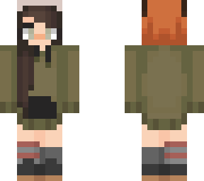 girl in hoodie