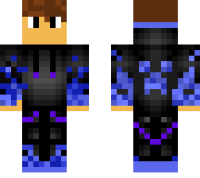 blue fire skin