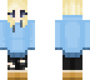 blue girl
