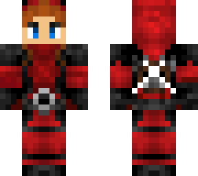 deadpool onesie (blue eyes)