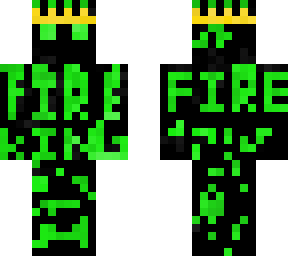 evil fire king man (green edition)