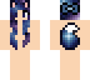 galaxy wolf girl base