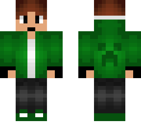guy in green creeper sweater