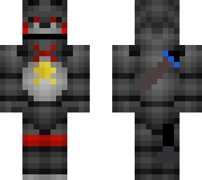 he got weapons now