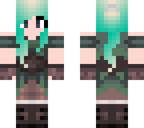 teal hair