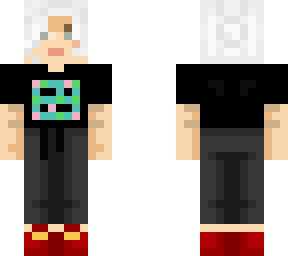 white-haired girl