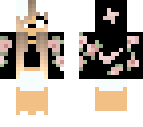 black nike flower bunny girl blonde