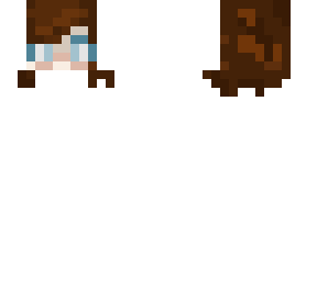 blue eye brown hair girl