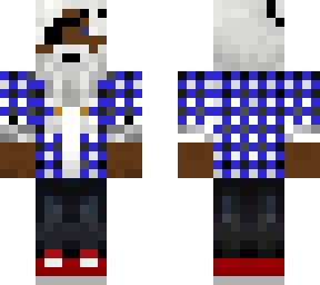 checkered shirt with odin beard