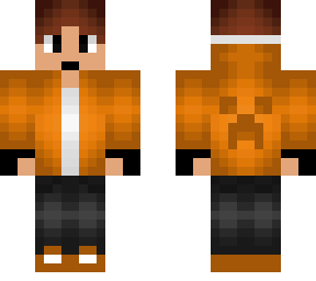 guy in orange creeper sweater