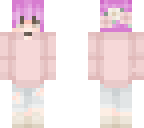 pink haired girl