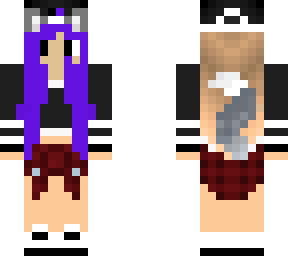purple hair girl