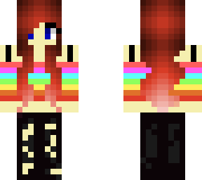 rainbow girl