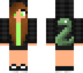 snake girl green eyes