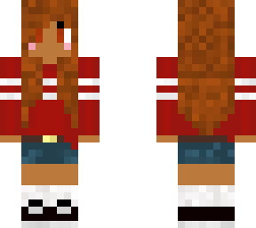 girl with brown hair.
