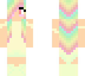 rainbow haired girl.
